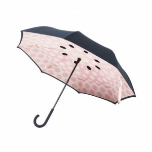 EF-UM01 2重傘 Circus(サーカス)DotAplicot×BK ■同梱不可■ 傘 雨傘 高機能 おしゃれ かわいい 梅雨(代引不可)【送料無料】