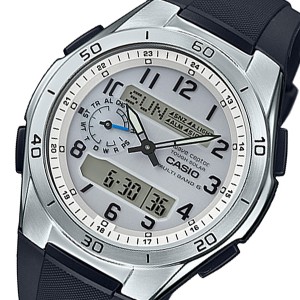 カシオ ウェーブセプター メンズ 電波 腕時計 時計 WVA-M650-7AJF シルバー 国内正規