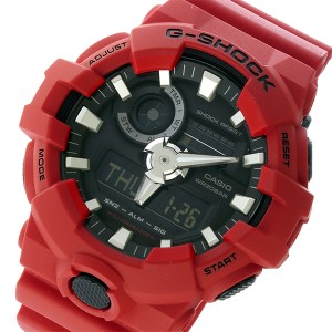 カシオ CASIO Gショック G-SHOCK Gショック G-SHOCK クオーツ メンズ 腕時計 GA-700-4A ブラック/レッド