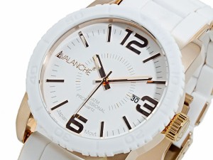 アバランチ AVALANCHE 腕時計 AV-1024-WHRG ホワイト×ローズゴールド