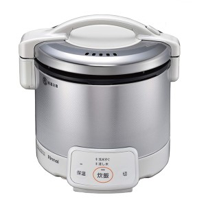 リンナイ 電子ジャー付 ガス炊飯器 0.5~3合 こがまる RR-030VQ(W)-13A 都市ガス グレイッシュホワイト【送料無料】