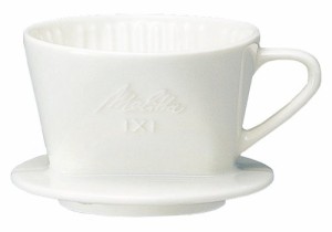 Melitta(メリタ) Melitta 陶器フィルター 【1~2杯用】 オフホワイト メジャースプーン付 SF-T 1×1
