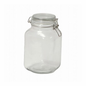 リバティーコーポレーション 角型 ガラス 保存瓶 2.0L LD-491 キャレ
