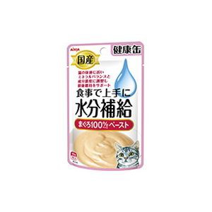 国産 健康缶パウチ 水分補給 まぐろペースト40g KZJ-1 ペットフード おやつ ペット