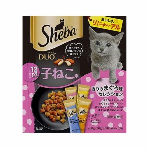 シーバ デュオ 12ヶ月まで子猫用まぐろ味セレクション200g