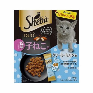 シーバ デュオ 12ヶ月までの子猫用クリーミーミルク味200g