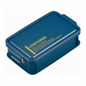 オーエスケー 日本製 工具箱みたいなランチボックス コンテナランチボックス 仕切付 900ml ブルー LUNCH CHIME CNT-900 弁当箱 お弁当箱 