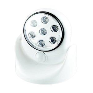 セーブ・インダストリー 7LED マルチセンサーライト 電池式 防水規格IPX4 センサーライト 防犯ライト LEDライト 防犯 玄関(代引不可)