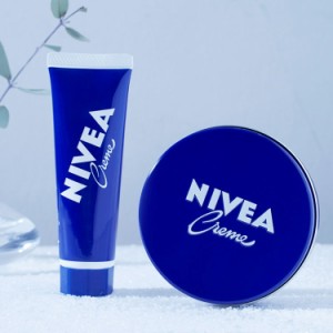 「大切な人をまもりたい」NIVEA 大缶&チューブ ニベア ギフト ラッピング 花王 KAO 青缶 169g チューブ 50g クリーム 保湿 スキンケア ボ