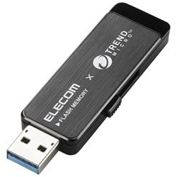 ＥＬＥＣＯＭ エレコム USBメモリ/USB3.0対応/8GB/ブラック MF-TRU308GBK (フラッシュメモリ)