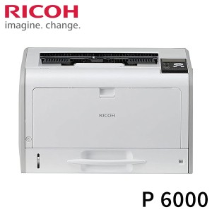 リコー RICOH A3 モノクロプリンター RICOH P 6000 レーザープリンタ オフィス 会社 プリント 印刷 プリンター 家電 シンプル【送料無料