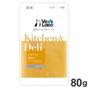 キッチン&デリ かぼちゃと鶏肉のスープ仕立て 80g ジャパンペットコミュニケーションズ 犬 ドッグフード ご飯 スープ ペット用 ペットご