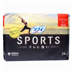 ユニ・チャーム ソフィ SPORTS260羽なし 24枚