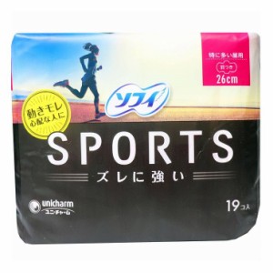 ユニ・チャーム ソフィ SPORTS260羽つき 19枚