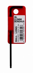 ボンダス・ジャパン BONDHUS(ボンダス) ボールポイント・六角L形レンチ ロングタイプ 2.5mm BL2.5MM #15754