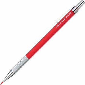 三菱鉛筆 uniFiELD(ユニフィールド) 職人専科 建築用シャープペンシル 2.0mm 赤
