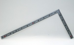 シンワ測定 曲尺同厚 シルバー 1尺 表裏同目 名作 10648