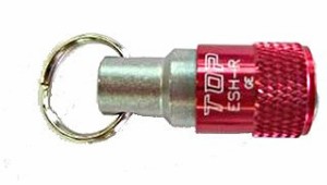 トップ工業 TOP(トップ) 携帯用ソケットホルダ-(リング付 レッド) ESH-R