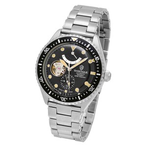 バロック baroque 日本製 国産 BA3006S-02M BA3006 ブラック 時計 ウォッチ 腕時計 200m防水 国産腕時計 メンズ腕時計【送料無料】
