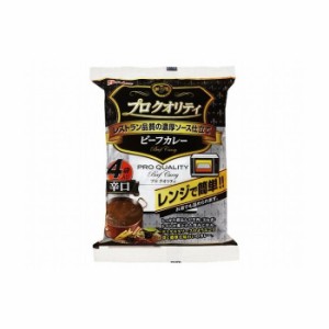 【6個セット】 ハウス食品 プロクオリティ ビーフカレー 辛口 170gx4 x6コ(代引不可)【送料無料】