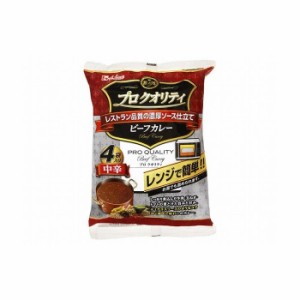 【6個セット】 ハウス食品 プロクオリティ ビーフカレー 中辛 170gx4 x6コ(代引不可)【送料無料】