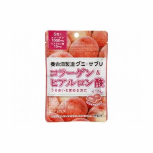 【6個セット】 養命酒製造 グミXサプリ コラーゲン&ヒアルロン 40g x6コ(代引不可)