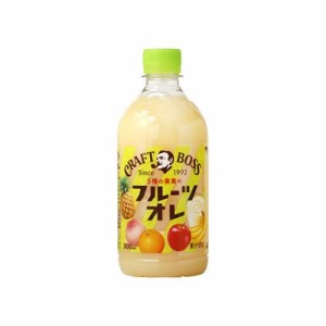 サントリー クラフトボス フルーツオレペット 500ml x24 24個セット(代引不可)【送料無料】