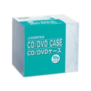 （まとめ買い）ジョインテックス CD／DVDケース 10mm厚 10枚 A403J 【×6セット】（代引不可）