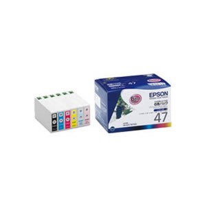 【純正品】 EPSON エプソン インクカートリッジ/トナーカートリッジ 【IC6CL47 6色パック】（代引不可）