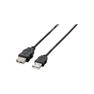 （まとめ買い）エレコム ELECOM USBケーブル USB-ECOEA20 黒 【×3セット】（代引不可）
