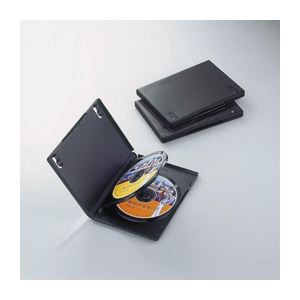 （まとめ）エレコム DVDトールケース CCD-DVD07BK【×10セット】（代引不可）