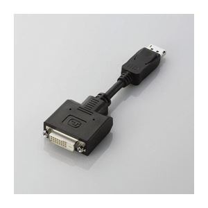 エレコム DisplayPort-DVI変換アダプタ AD-DPDBK（代引不可）