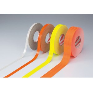 高輝度反射テープ SL2045-KYR ■カラー：蛍光オレンジ 20mm幅（代引不可）
