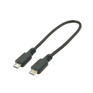 (まとめ)変換名人 USBケーブル20cm microHOST to microHOST USBMCH-MCH20【×10セット】（代引不可）