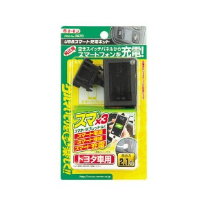 （まとめ） USBスマート充電キット（トヨタ車用） 2870 【×2セット】（代引不可）