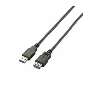 （まとめ）エレコム USB3.0延長ケーブル（A-A） USB3-E15BK【×3セット】（代引不可）