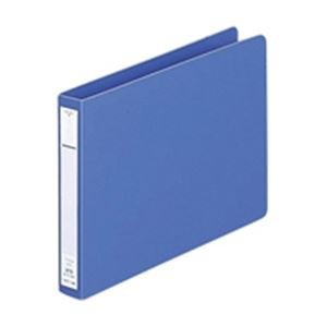 (業務用100セット) LIHITLAB パンチレスファイル F-374-9 A5E 藍 ×100セット（代引不可）