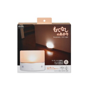 （まとめ買い） ELPA もてなしのあかり 据置型薄型 3W電球色LED HLH-1203（PW） 【×2セット】（代引不可）