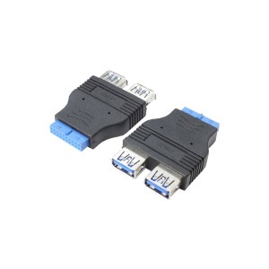 （まとめ）変換名人 M／B アクセサリー USB3.0 ピンヘッダアダプタ MB-USB3【×5セット】（代引不可）