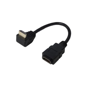 （まとめ）変換名人 HDMI L型ケーブル延長20（下L） HDMI-CA20DL【×5セット】（代引不可）