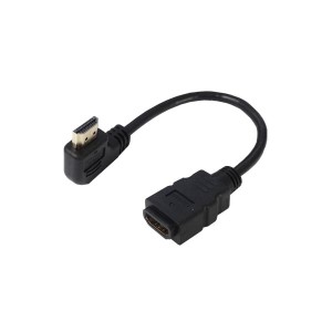 （まとめ）変換名人 HDMI L型ケーブル延長20（左L） HDMI-CA20LL【×5セット】（代引不可）