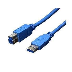 （まとめ）変換名人 USB3.0ケーブル A-B 1.8m USB3-AB18【×5セット】（代引不可）