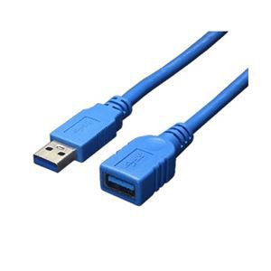 （まとめ）変換名人 USB3.0ケーブル 延長1.8m USB3-AAB18【×5セット】（代引不可）