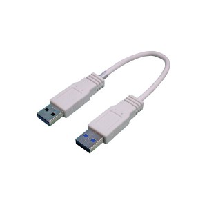 （まとめ）変換名人 USB3.0ケーブル A-A 20 クロス結線 USB3A-AX／CA20【×10セット】（代引不可）