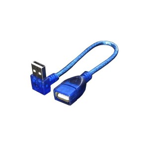 （まとめ）変換名人 USB L型ケーブル延長20（上L） USBA-CA20UL【×10セット】（代引不可）