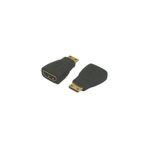 （まとめ）変換名人 HDMI（メス）→mini HDMI（オス） HDMIB-MHDAG【×10セット】（代引不可）