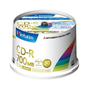 （業務用セット） 三菱化学メディア PC DATA用 CD-R 48倍速対応 SR80FP50V2 50枚入 【×2セット】（代引不可）