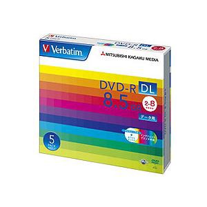 （まとめ） バーベイタム データ用DVD-R DL 8.5GB ホワイトワイドプリンターブル 5mmスリムケース DHR85HP5V1 1パック（5枚） 【×3セッ