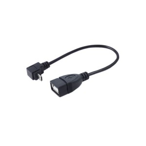 （まとめ）変換名人 USBmicro HOST L型ケーブル20（下L） USBMCH-20DL【×10セット】（代引不可）