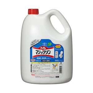 （まとめ） 花王 トイレマジックリン 消臭・洗浄スプレー ミントの香り 業務用 4.5L 1本 【×2セット】（代引不可）